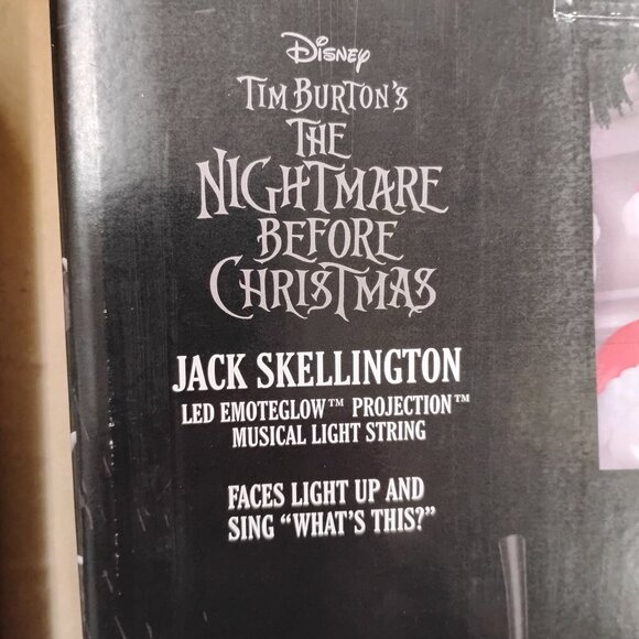 Jack Skellington Singing Christmas String Lights - Picture 4 of 4